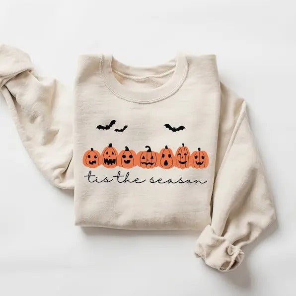 is The Season Halloween Sweatshirt,Halloween Sweatshirt,Spooky Season,Coffee Shirt,Halloween Design Shirt,Halloween Gift,
