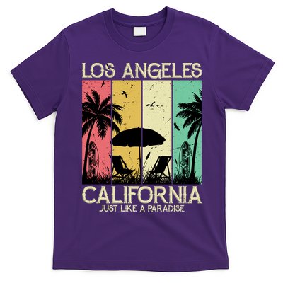 Los Angeles California Just Like A Paradise Retro T-Shirt