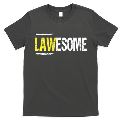 Lawesome A Lawyer Who Is Awesome Lawyer Funny Gift T-Shirt