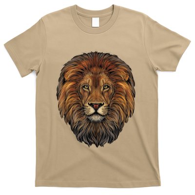 Lion Head Realistic For Lovers Of Lions King African Animal T-Shirt