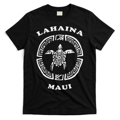 Lahaina Maui Vintage Retro Tribal Turtle Vacation T-Shirt