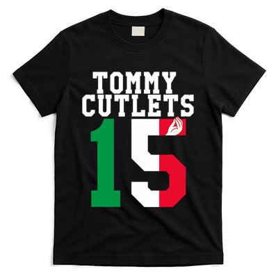 Ny Italian Hand Gesture Tommy Cutlets Football T-Shirt