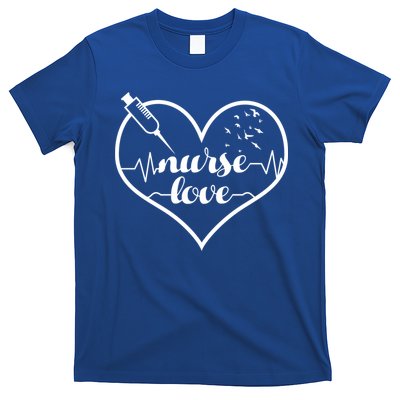 Nurses Lovable Heartbeats Gift T-Shirt