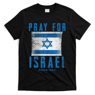 Pray for Israel Psalm 122 6 Israel Flag T-Shirt
