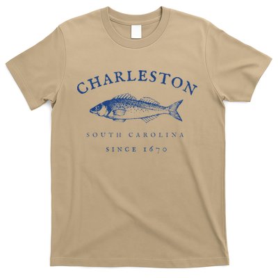 Retro Charleston South Carolina Fishing T-Shirt