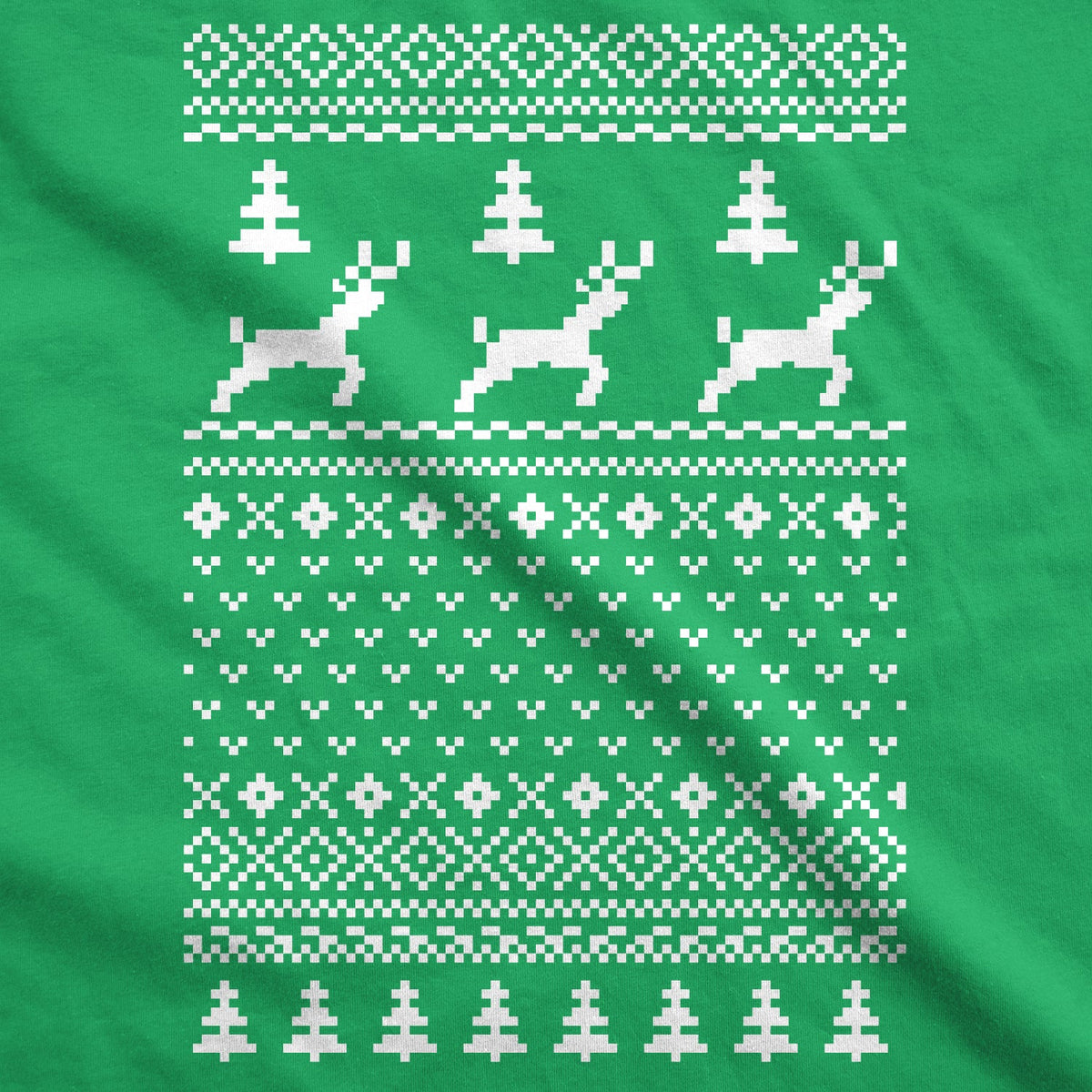 Reindeer Ugly Christmas Sweater Men's T Shirt