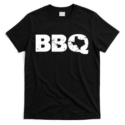 Texas BBQ novelty Texas Barbecue and Map vintage BBQ T-Shirt