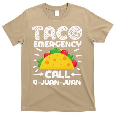 Taco Emergency Call 9 Juan Juan Cinco De Mayo Mexican T-Shirt