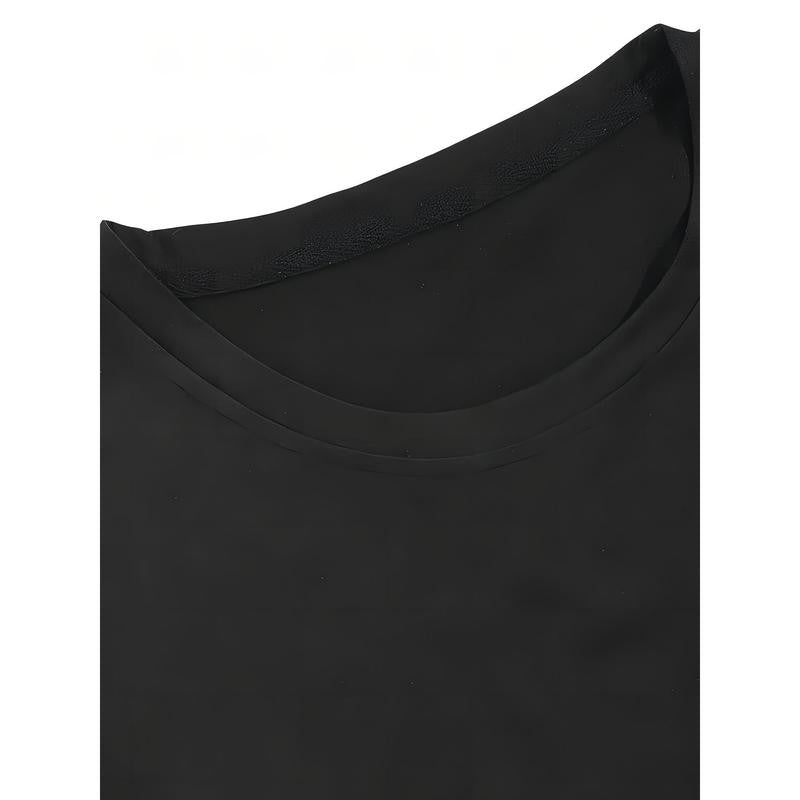 Kobe-Inspired Men's Cotton Tee - Casual Crew Neck, Short Sleeve with Geometric Print, Machine Washable