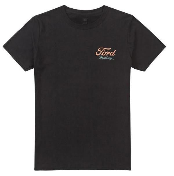 Ford Mens T-shirt Mustang Built To Last Cotton Short Sleeve Tee T-shirts, Crewnecks, Fashion For Every Occasion, Menswear Top, Classic Cotton, Unisex