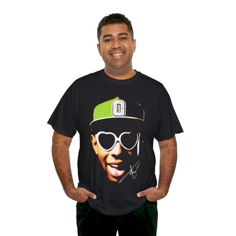 Tyler Inspired Vintage Graphic Tee Hip Hop Rap Fan Shirt Streetwear Y2k Vibes Casual Classic Cotton Menswear Retro T-Shirt Top Comfy Tshirt Shortsleeve Crewneck