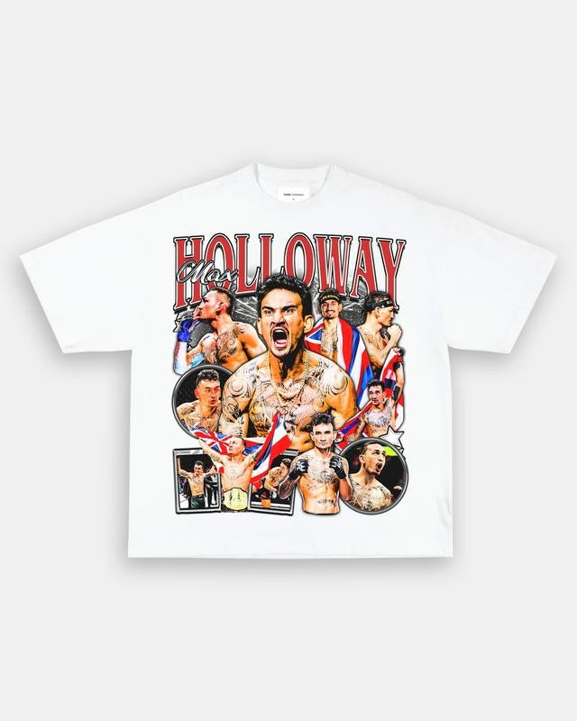 MAX HOLLOWAY TEE, Boxing T-shirt, Boxer Tee, Sports Shirt, Athletic Tee, Workout T-shirt, Gift for Him Hoodie Sweatshirt Menswear Streetwear