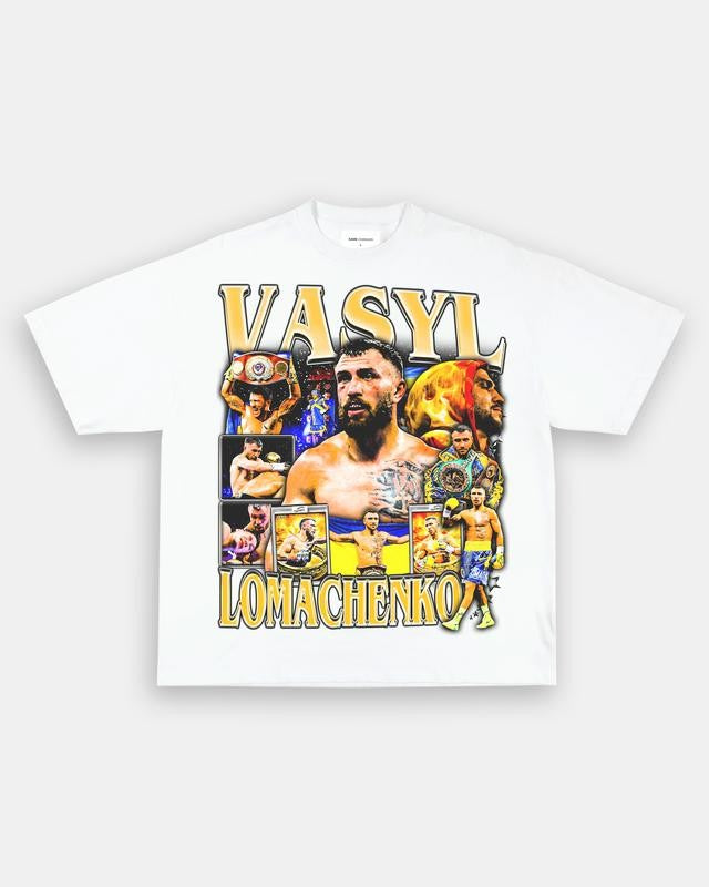 LOMACHENKO TEE, Boxing T-shirt, Boxer Tee, Sports Shirt, Athletic Tee, Fitness Gift, Workout T-shirt Menswear Streetwear Crewneck Clothing