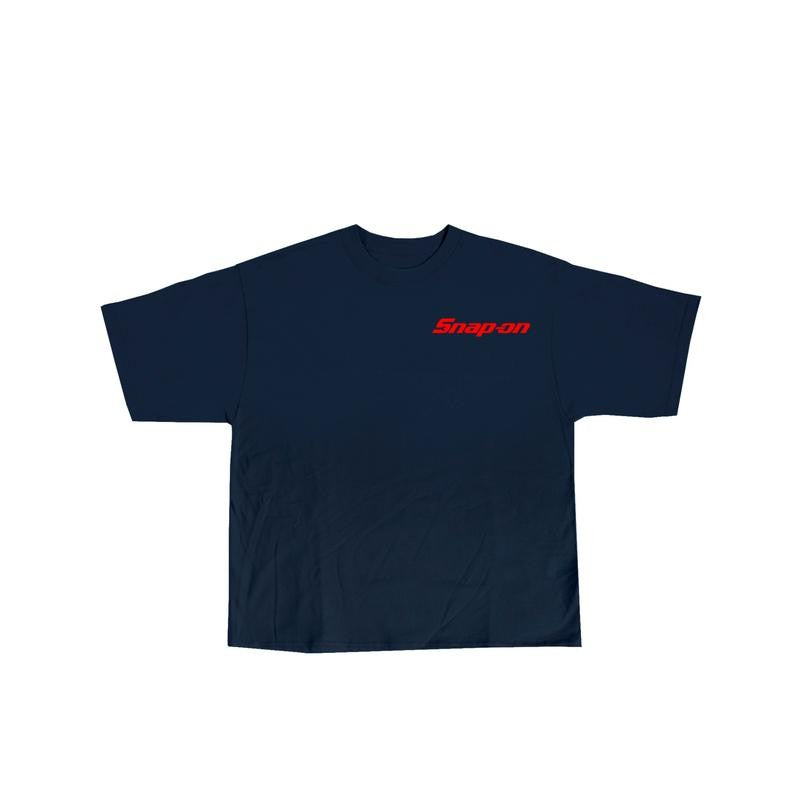 Snap-On Trump 2 Sided T-shirt, Hoodie, Crewneck Camo Workwear T-shirt, Trump With Chainsaw Graphic