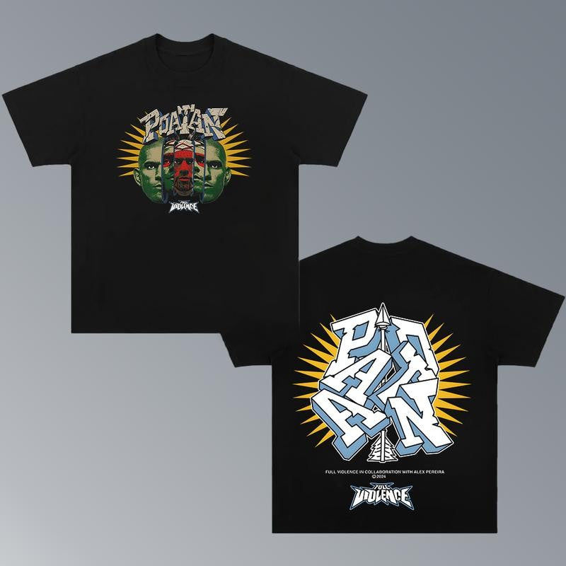 POATAN-SPLIT FACE WARRIOR TEE, Boxing T-shirt, Boxer Tee, Sports Shirt, UFC Shirt, Gift for Him Gift For Her Hoodie Sweatshirt Streetwear