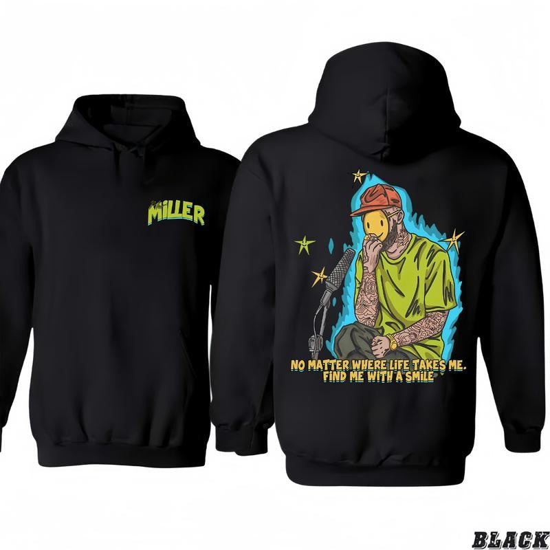 No Matter 2 Sides T-Shirt/Hoodie Mac Miller Unisex T-Shirt/Hoodie,Vintage for Men and Women, Unisex Vintage Crewneck Tee - Casual