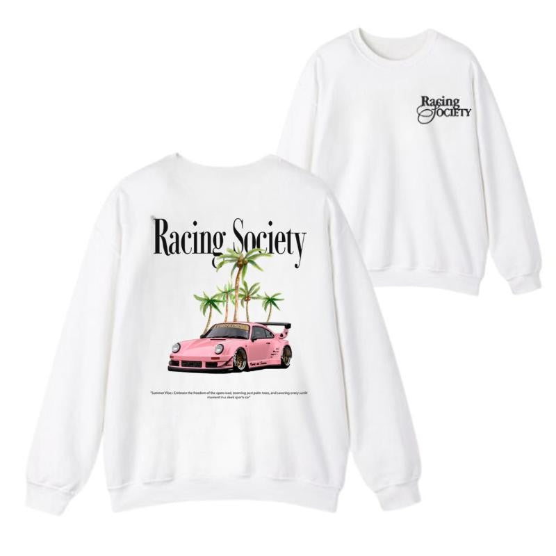 Porsche Racing Society 2 side T-shirt, Hoodie, Sweater, Shirt For Men, for Women, Car Enthusiast Shirt, Car Clothing Classic Cotton graphic  hoodies
