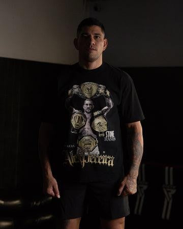 ALEX PEREIRA-ALL GOLD EVERYTHING TEE, Boxing T-shirt, Boxer Tee, Sports Shirt, UFC Shirt, Gift for Him Gift For Her Hoodie Sweatshirt Streetwear
