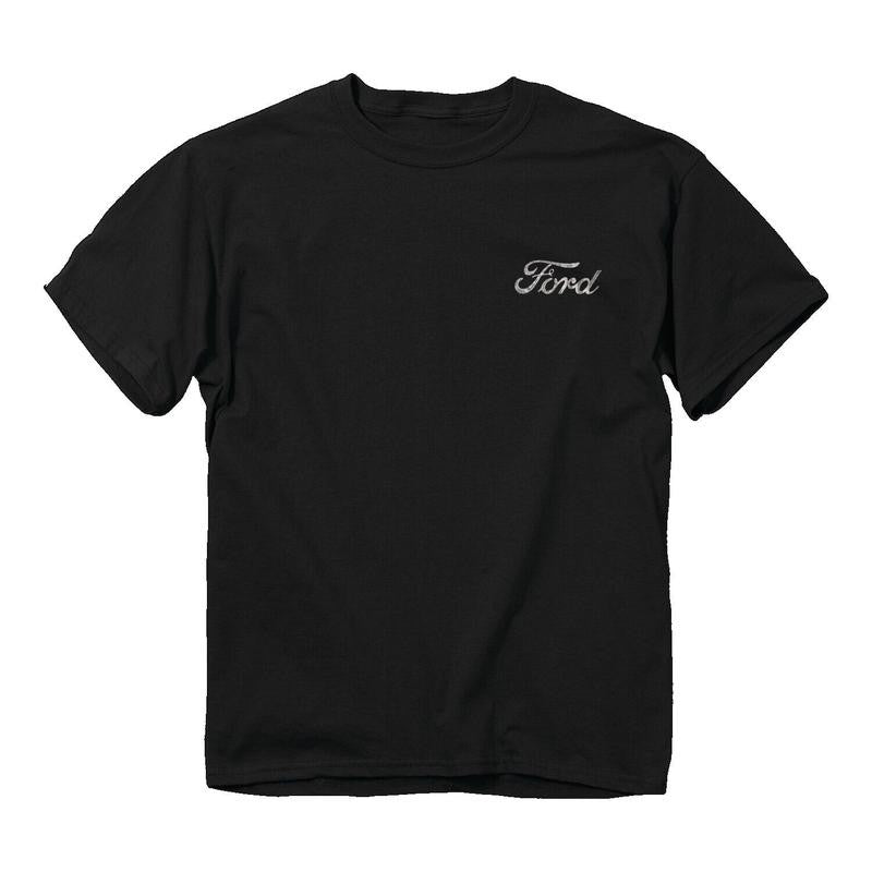 Ford F-150 Pickup Truck Camo American Flag Black T-shirt, Colorful Range, From Casual To Formal Styles, Diverse Wardrobe Choices, Menswear Top, Unisex