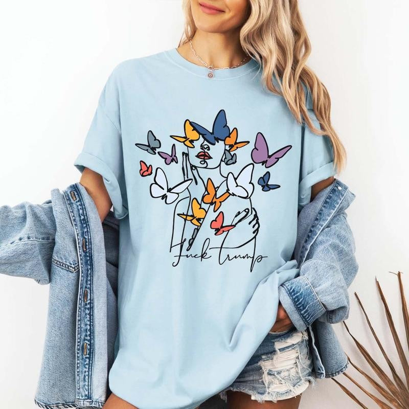 Subtle Anti-Trump Shirt, FDT Shirt Anti-Maga T-Shirt, Gift for Feminist Anti-Trump Shirt, Democrat Tee