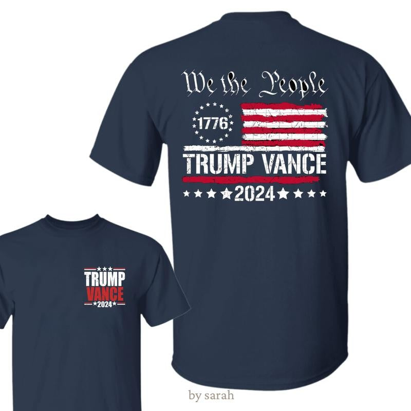 We The People Stand With Trump Shirt, Trum For Presiident, Make America Great Again, I'm Voting For The Felon, Gifts for Trum Supporter, Full Size
