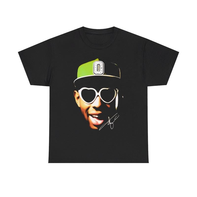 Tyler Inspired Vintage Graphic Tee Hip Hop Rap Fan Shirt Streetwear Y2k Vibes Casual Classic Cotton Menswear Retro T-Shirt Top Comfy Tshirt Shortsleeve Crewneck