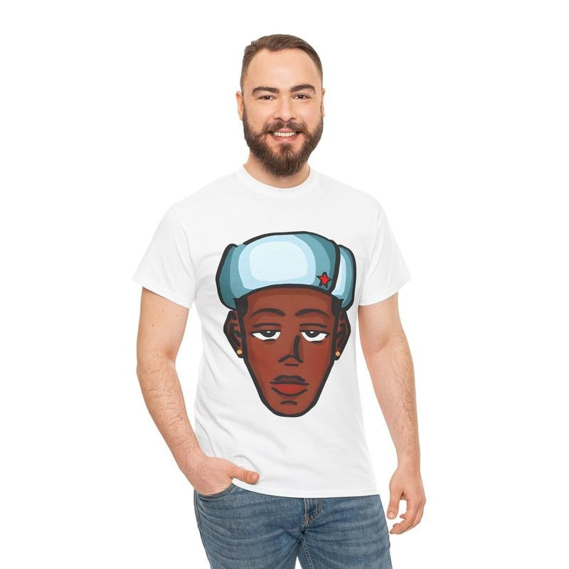 Tyler Vintage Animated Graphic Tee Casual Cotton Menswear Top Classic Smooth Underwear Man Tshirt Streetwear Crewneck Shortsleeve T-Shirt