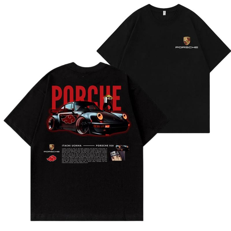 Porsche 930 x lTACHl T-shirt, Car Enthusiast Shirt, Car Clothing, Classic Car Shirt
