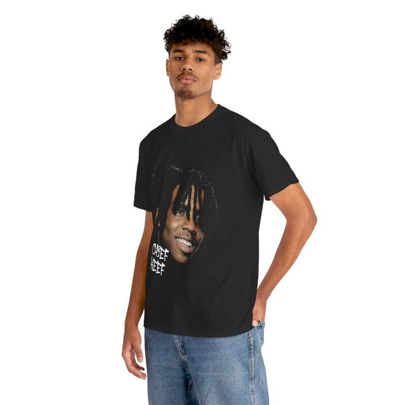 Chief Keef Inspired Vintage Graphic Tee Casual Cotton Menswear Top Tshirt Streetwear T-Shirt
