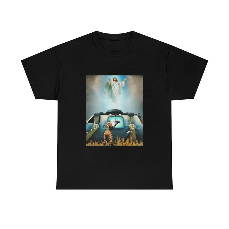 Jesuuss Resurrecti0n x Fortniite shirt Gift For Men Women Cotton Menswear Trend Shirt Gift For Fans, Gift For Men, Gift For Women All Size