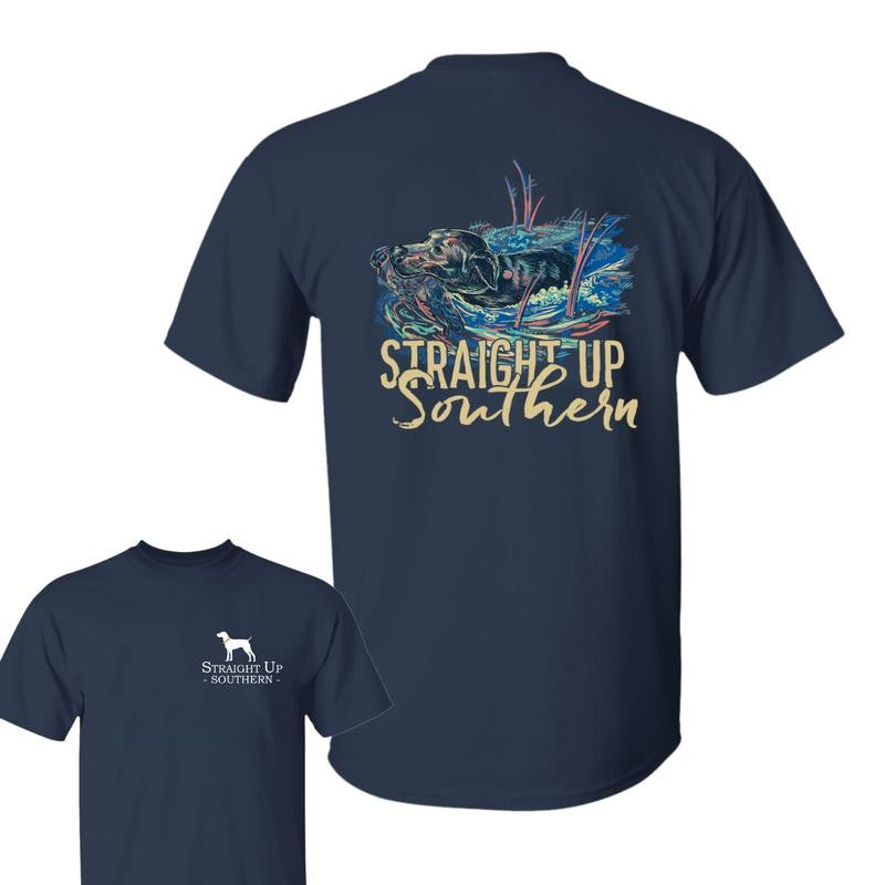 Swimming Lab T-shirt- Summer Outfits, Regular Fit Short Sleeve Crew Neck T-Shirt for Men, Casual Comfy Knitting Top for Summer