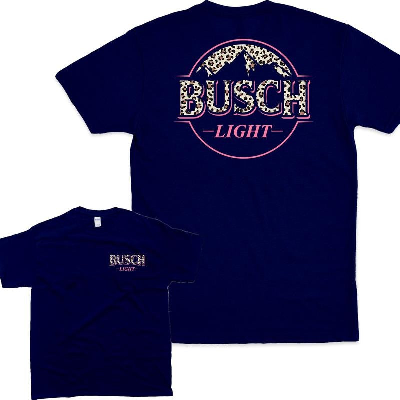[Sale Up To 65%] Busch Light Leopard Hoodie/ T-Shirt/ Sweatshirt, Unisex Hoodie, 2 Sides Graphic Design, Vintage Shirt, For Men, For Women
