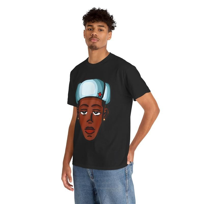 Tyler Vintage Animated Graphic Tee Casual Cotton Menswear Top Classic Smooth Underwear Man Tshirt Streetwear Crewneck Shortsleeve T-Shirt