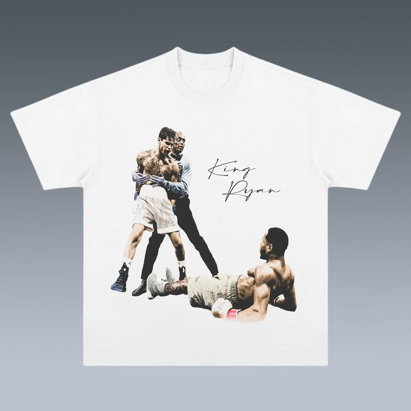 KING RYAN 2 TEE, Boxing T-shirt, Boxer Tee, Sports Shirt, Athletic Tee, Fitness Gift, Workout T-shirt Crewneck Menswear Streetwear