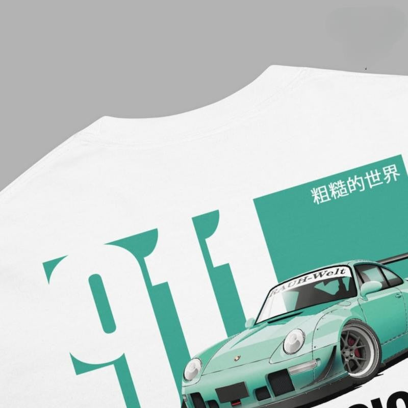 Porsche Rauh-Welt Shirt, RWB Porsche Shirt, Porsche Rauh Welt 1995 Shirt, Unisex, Street Racing Shirt, Vintage car Shirt