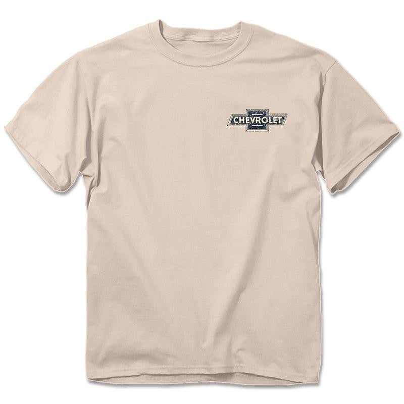 Chevrolet Wandbord 'American Tradition T-shirt, Dynamic Prints, Fit For All, His And Hers Fashion, Color Choices For You, Classic Cotton, Menswear Top
