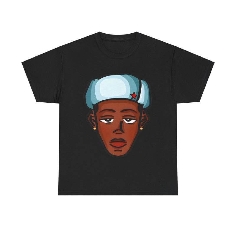 Tyler Vintage Animated Graphic Tee Casual Cotton Menswear Top Classic Smooth Underwear Man Tshirt Streetwear Crewneck Shortsleeve T-Shirt