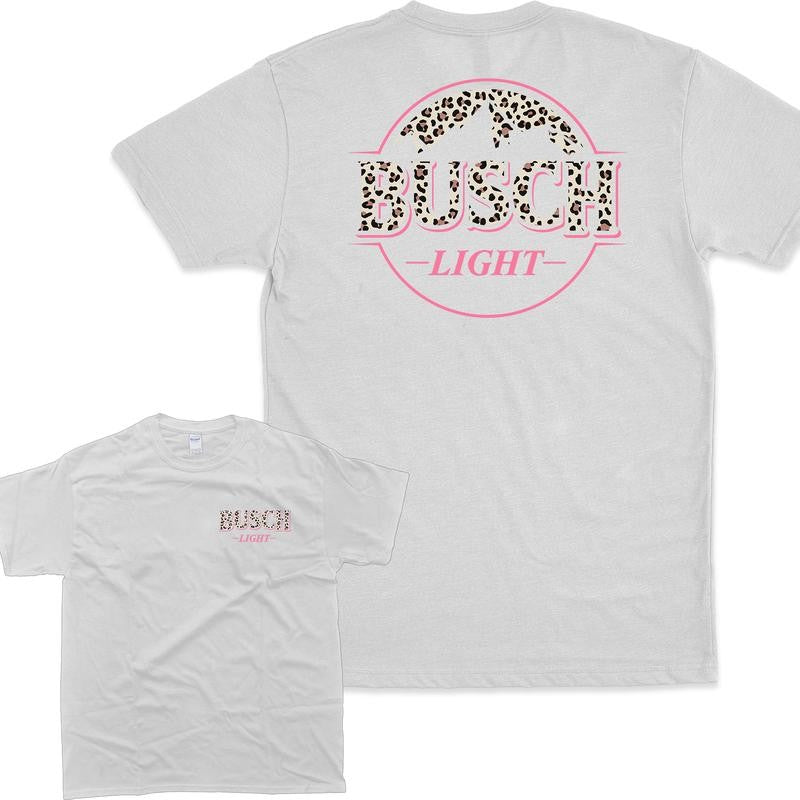 [Sale Up To 65%] Busch Light Leopard Hoodie/ T-Shirt/ Sweatshirt, Unisex Hoodie, 2 Sides Graphic Design, Vintage Shirt, For Men, For Women