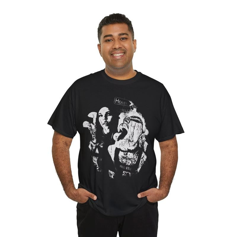 Emo Gothic Y2k 90s Hip-Hop Vibes Heavy Cotton Graphic T-Shirt Tshirt Shirt HipHop Rap Tee Casual Classic Menswear Retro Top Comfy Vintage Smooth Streetwear Shortsleeve Crewneck