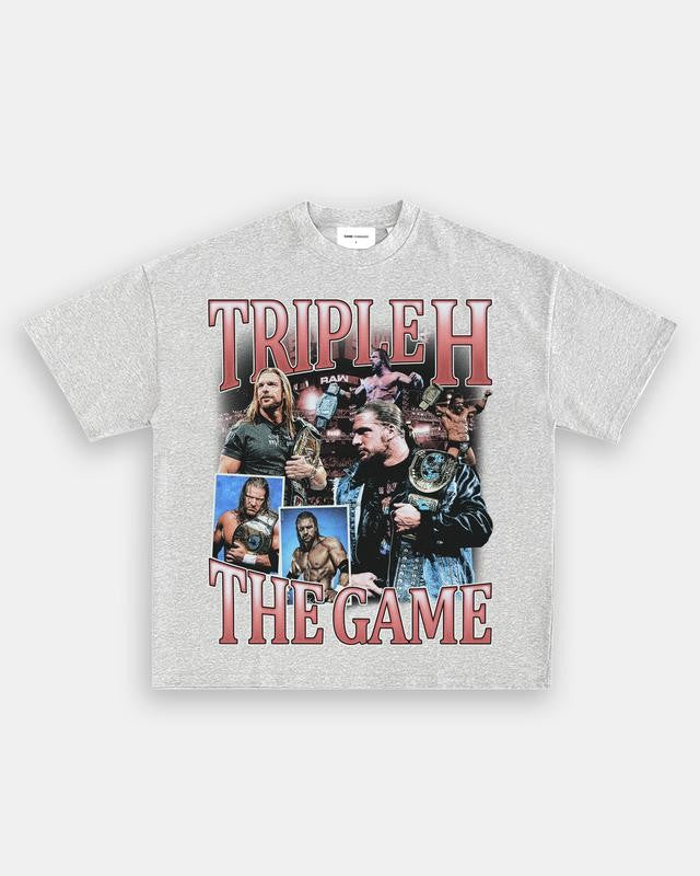 TRIPLE H TEE, Wrestling Graphic Tee, Sports T-shirt, Athlete Shirt, Wrestling Gift, Fitness Tee Crewneck Clothing Streetwear