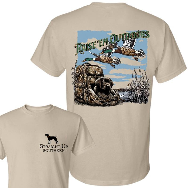 Waterfowl Duck t-shirt- Hunting T-Shirt - Summer Outfits, Regular Fit Short Sleeve Crew Neck T-Shirt for Men, Casual Comfy Knitting Top for Summer