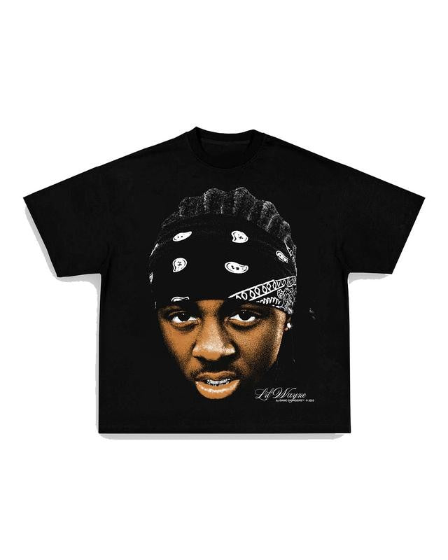 YOUNG WEEZY TEE Print Short Sleeve T-Shirt Menswear Stylish Top Underwear Tshirt Streetwear