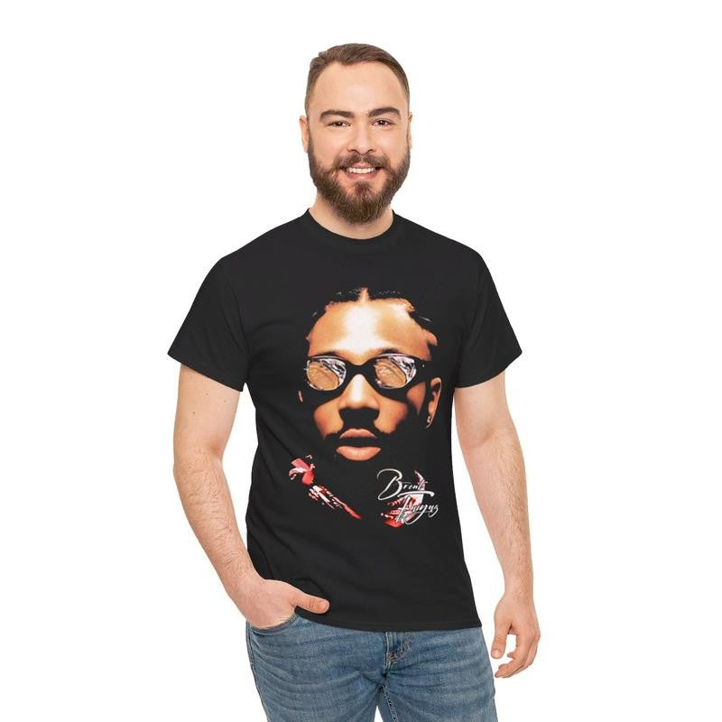 Brent Faiyaz Inspired Vintage RnB Graphic Tee Hip Hop Rap Merch Sonder Shirt Vibes Casual Classic Cotton Menswear Retro T-Shirt Streetwear Tshirt Shortsleeve Crewneck Top