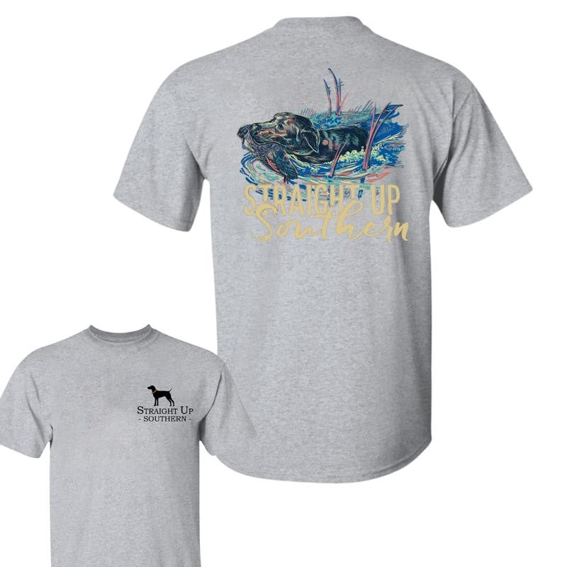 Swimming Lab T-shirt- Summer Outfits, Regular Fit Short Sleeve Crew Neck T-Shirt for Men, Casual Comfy Knitting Top for Summer