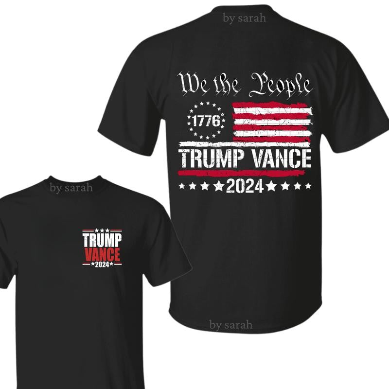 We The People Stand With Trump Shirt, Trum For Presiident, Make America Great Again, I'm Voting For The Felon, Gifts for Trum Supporter, Full Size